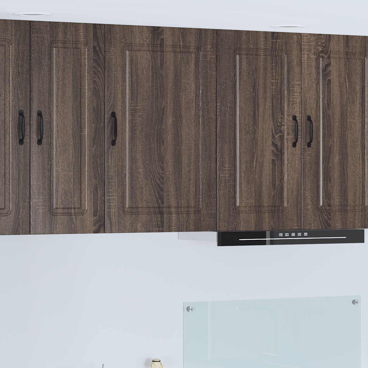 vidaXL Kitchen Wall Cabinet "Kalmar" Engineered Wood Brown Oak