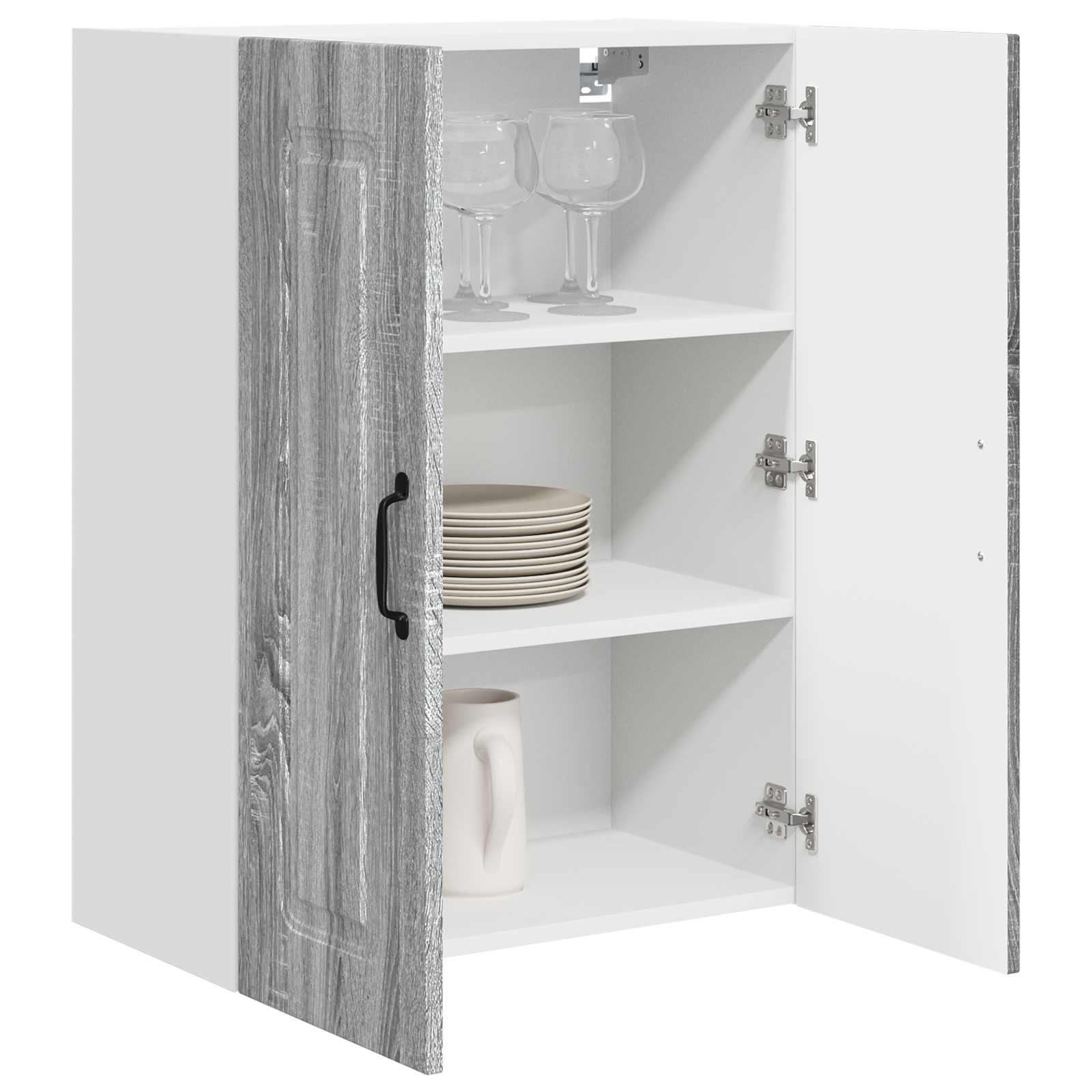 vidaXL Dishwasher Panel Kalmar Grey Sonoma 60 x 31 x 80 cm 3