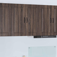 vidaXL Kitchen Wall Cabinet "Kalmar" Engineered Wood Brown Oak