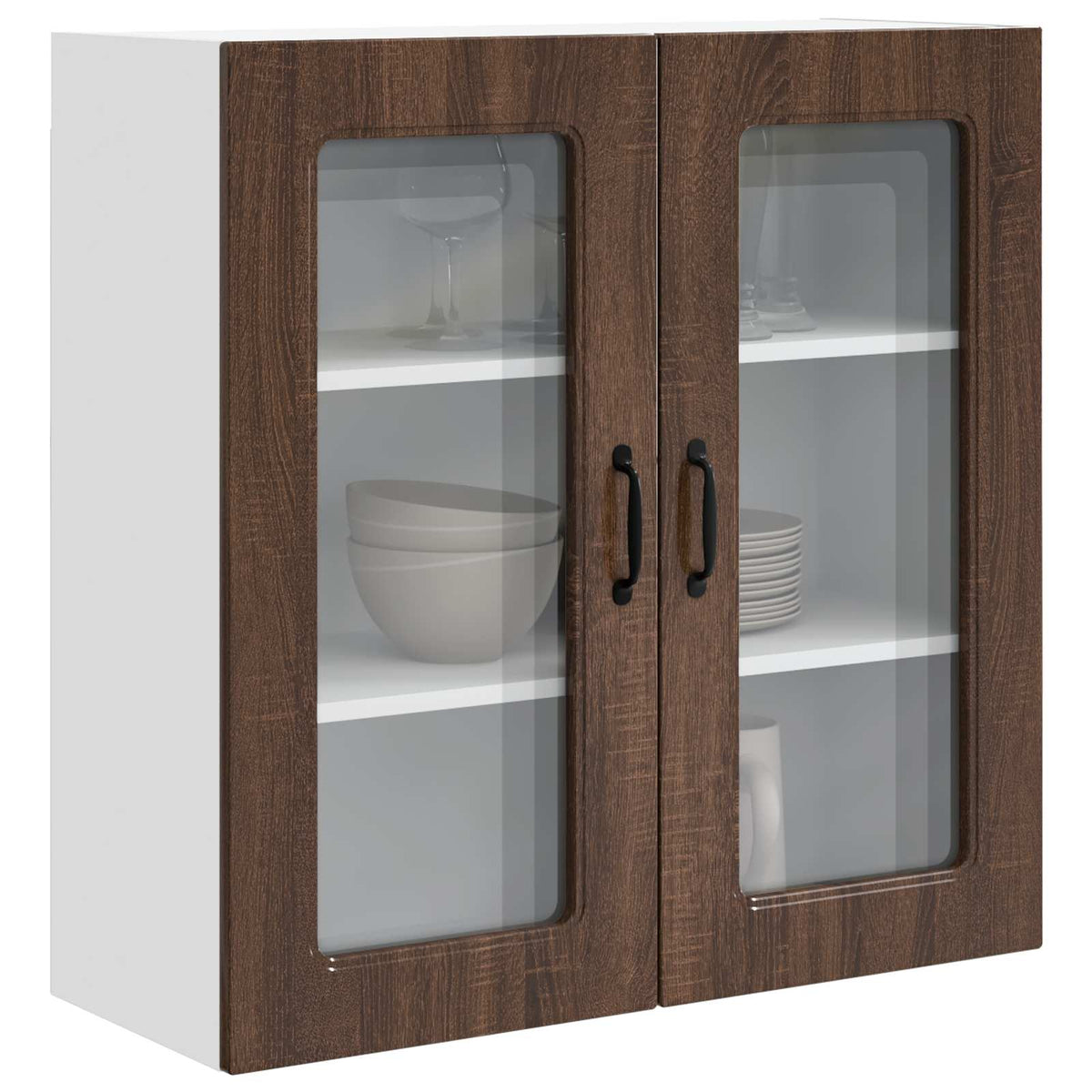 vidaXL Dishwasher Panel KALMAR Brown Oak 80 x 31 x 80 cm 3