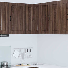 vidaXL Kitchen Wall Cabinet "Kalmar" Engineered Wood Brown Oak