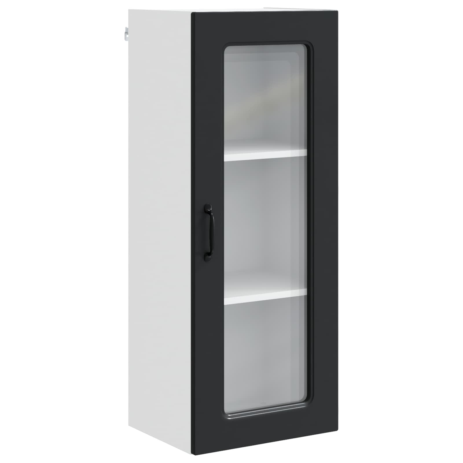 vidaXL Dishwasher Panel Kalmar Black 40 x 31 x 100 cm Engineered Wood 2