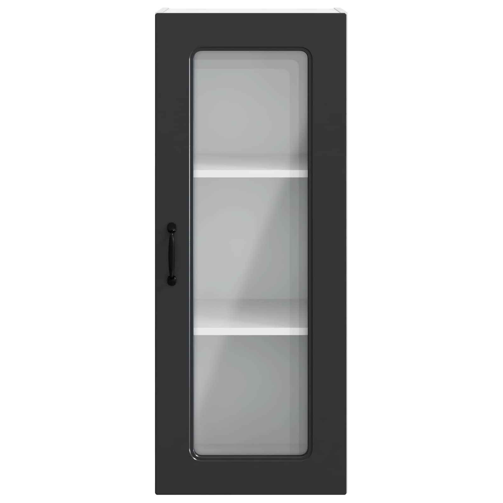 vidaXL Dishwasher Panel Kalmar Black 40 x 31 x 100 cm Engineered Wood 6