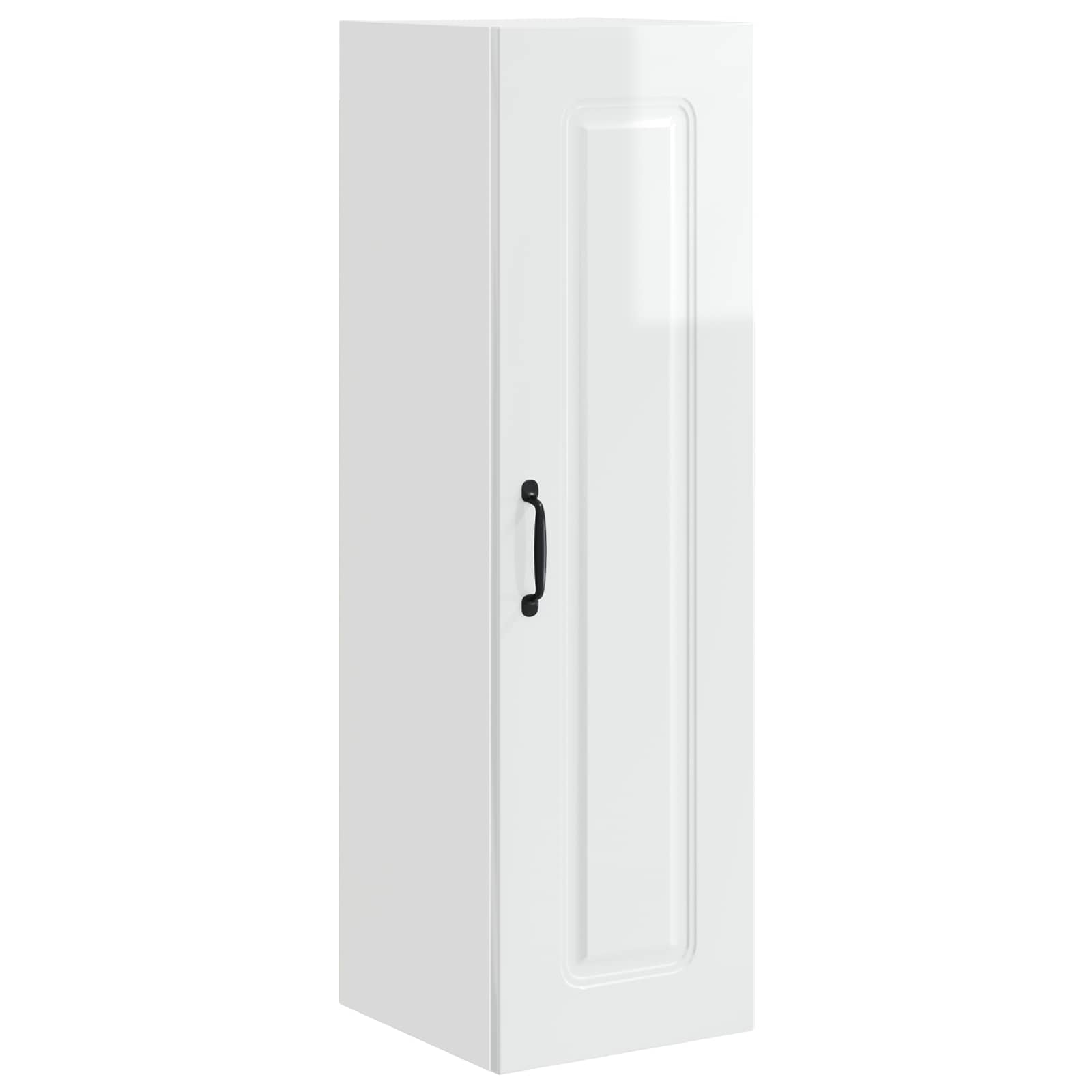 vidaXL Dishwasher Panel Kalmar High Gloss White 30 x 31 x 100 cm 2