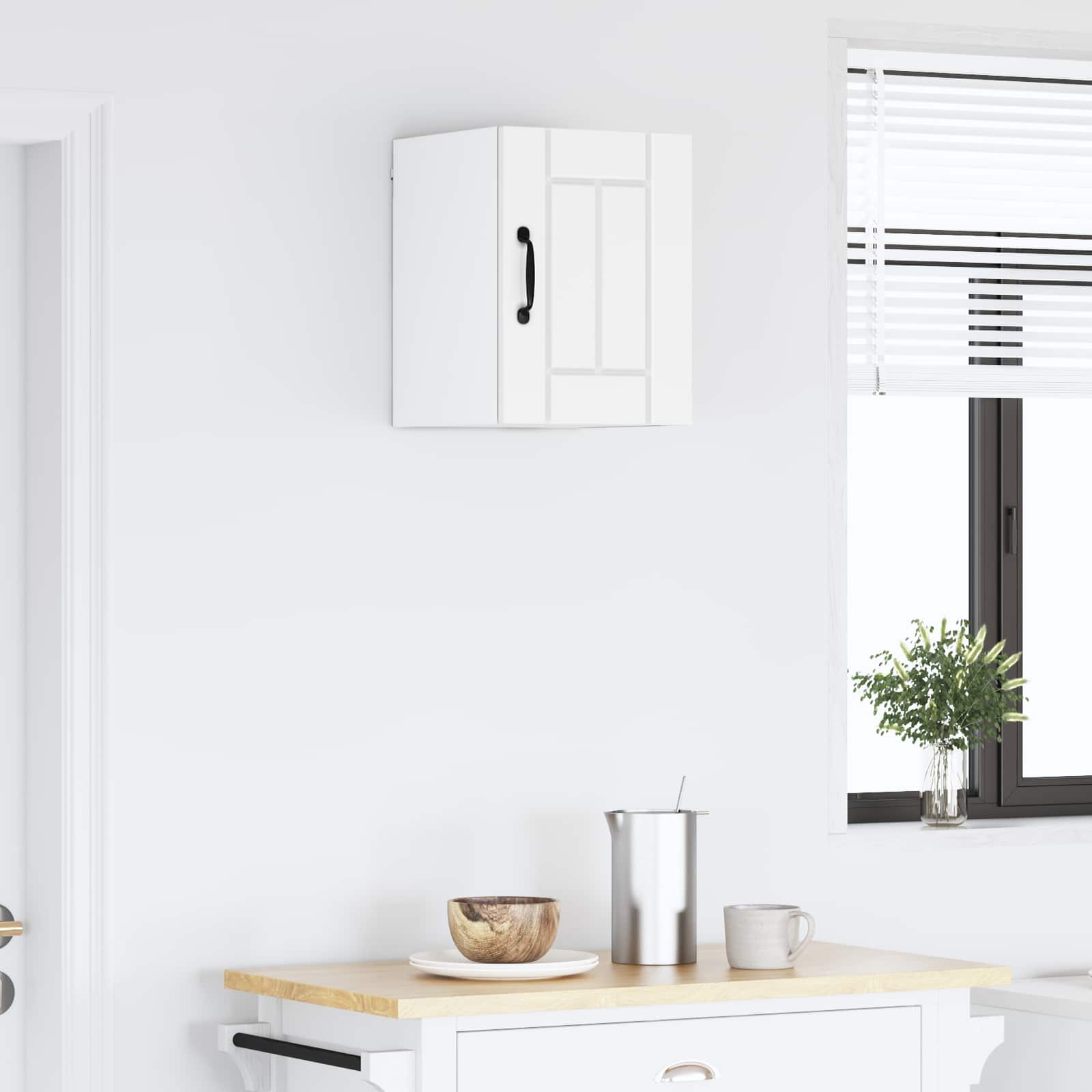 vidaXL Wall Cabinet LUCCA White 30 x 31 x 40 cm Engineered Wood 3