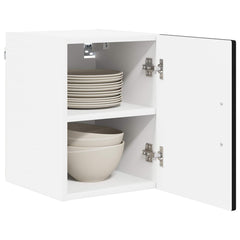 vidaXL Wall Cabinet LUCCA Black 30 x 31 x 40 cm Engineered Wood 3