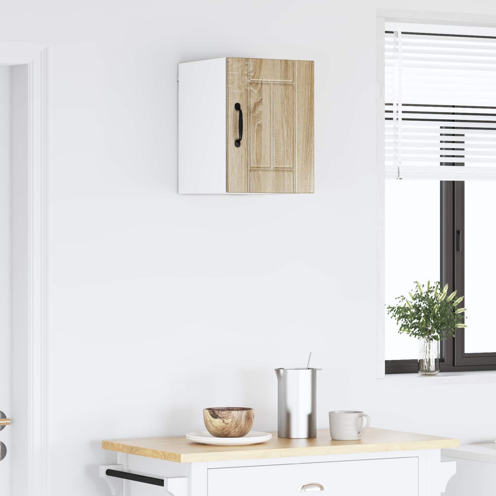 vidaXL Wall Cabinet LUCCA Sonoma Oak 30 x 31 x 40 cm Engineered Wood 4