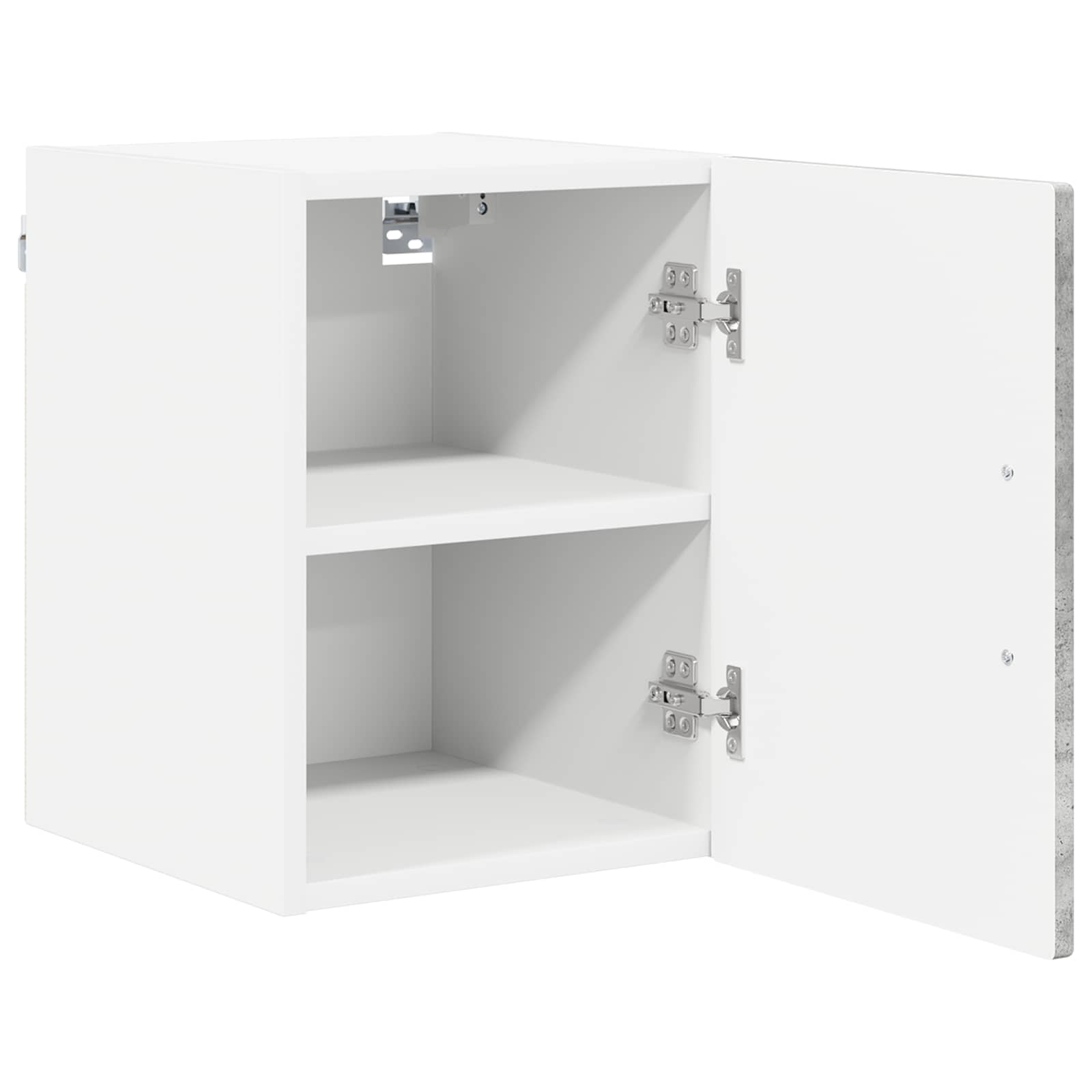 vidaXL Wall Cabinet LUCCA 2 pcs Concrete Grey Engineered Wood 6