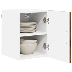 vidaXL Wall Cabinet LUCCA 2 pcs Smoked Oak Engineered Wood 3