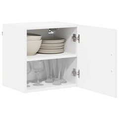 vidaXL Wall Cabinet LUCCA 2 pcs White Engineered Wood 3