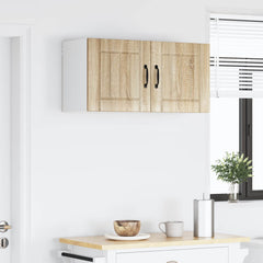 vidaXL Wall Cabinet LUCCA 2 pcs Sonoma Oak Engineered Wood 4