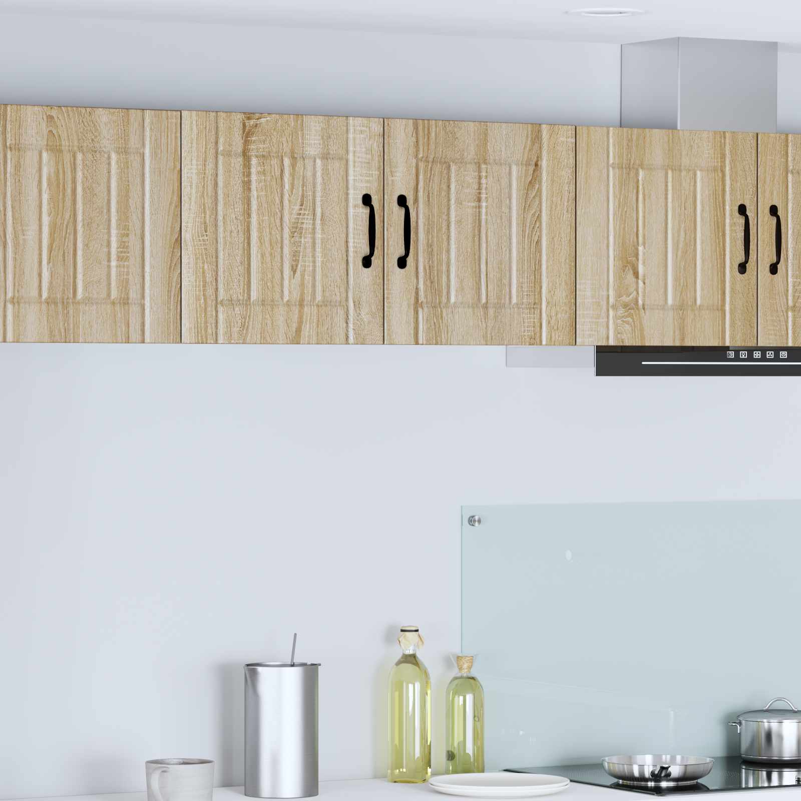 vidaXL Wall Cabinet LUCCA Sonoma Oak 80 x 31 x 40 cm Engineered Wood 1