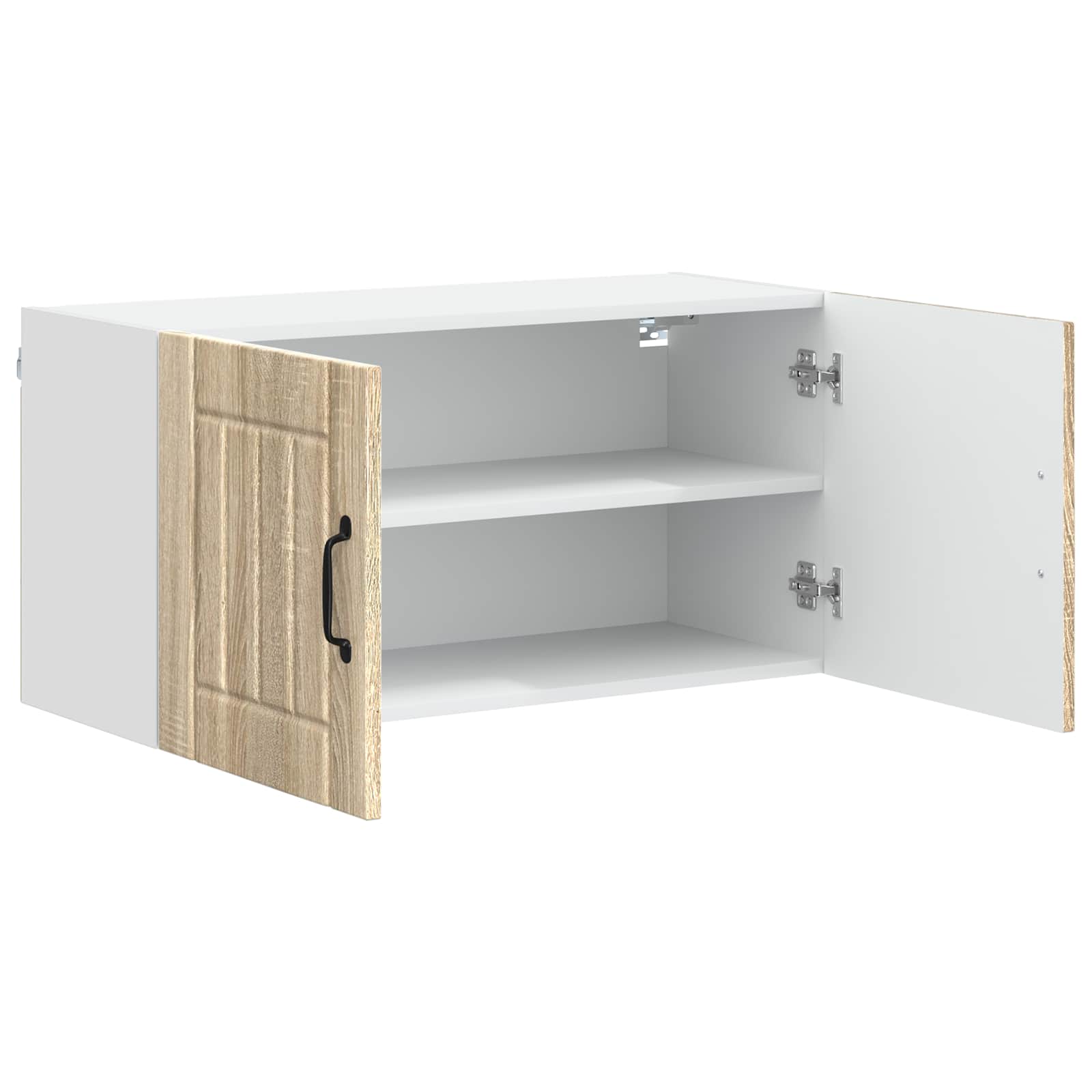 vidaXL Wall Cabinet LUCCA Sonoma Oak 80 x 31 x 40 cm Engineered Wood 5
