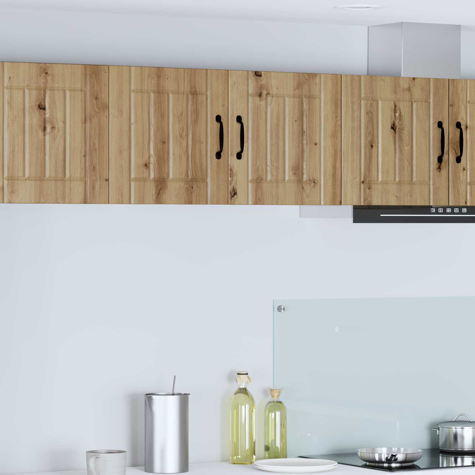 vidaXL Wall Cabinet LUCCA Artisan Oak 80 x 31 x 40 cm Engineered Wood 1