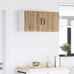vidaXL Wall Cabinet LUCCA Artisan Oak 80 x 31 x 40 cm Engineered Wood 4