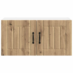 vidaXL Wall Cabinet LUCCA Artisan Oak 80 x 31 x 40 cm Engineered Wood 6