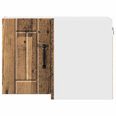 vidaXL Wall Corner Cabinet LUCCA Old Wood 57 x 57 x 40 cm 6
