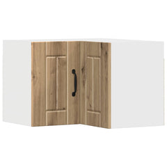 vidaXL Wall Corner Cabinet LUCCA Artisan Oak 57 x 57 x 40 cm 2
