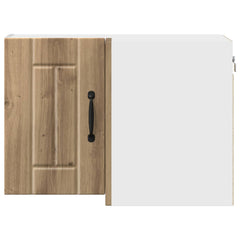 vidaXL Wall Corner Cabinet LUCCA Artisan Oak 57 x 57 x 40 cm 6