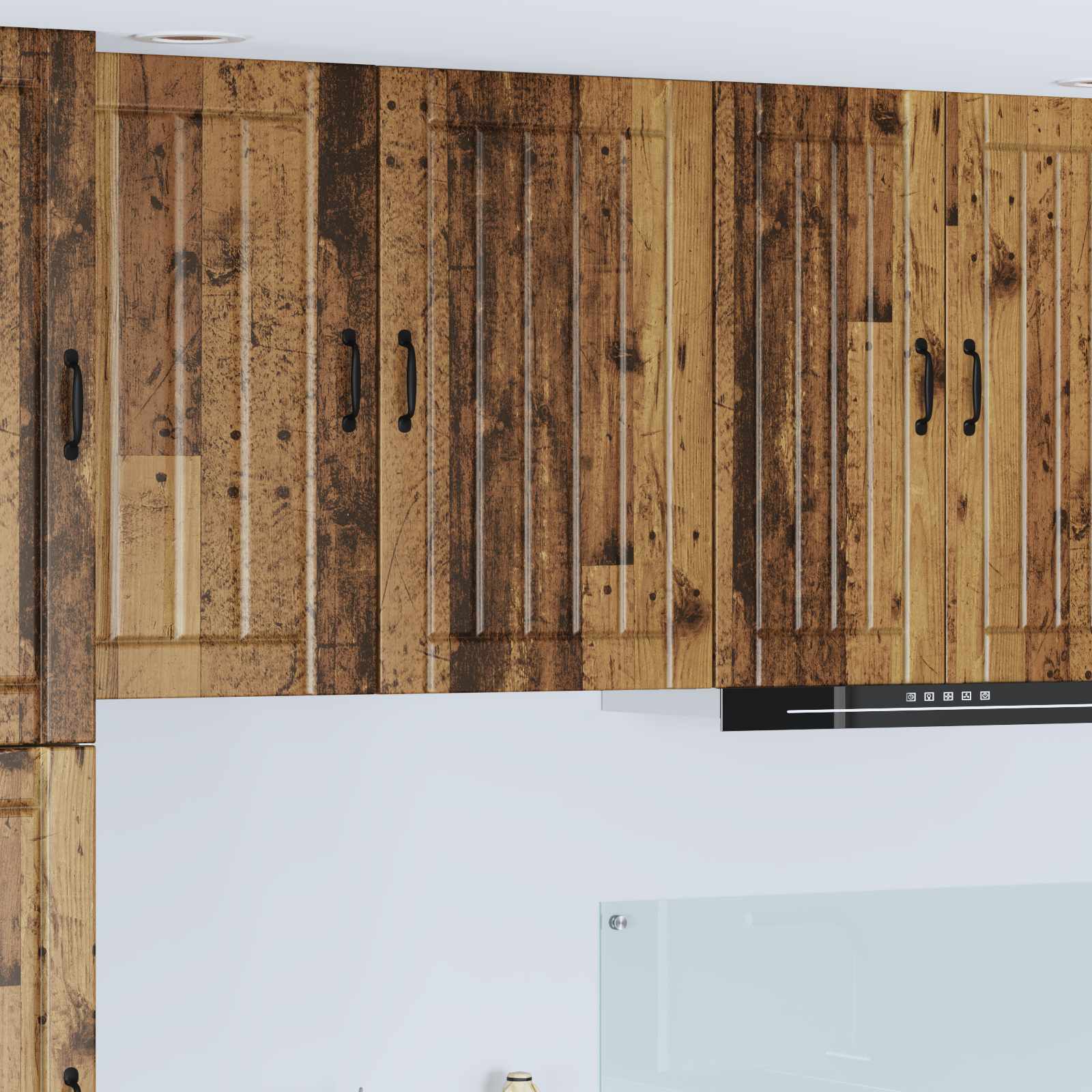 vidaXL Wall Cabinet LUCCA Old Wood 50 x 31 x 80 cm Engineered Wood 1