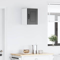vidaXL Wall Cabinet PORTO Black 30 x 31 x 40 cm Engineered Wood 4