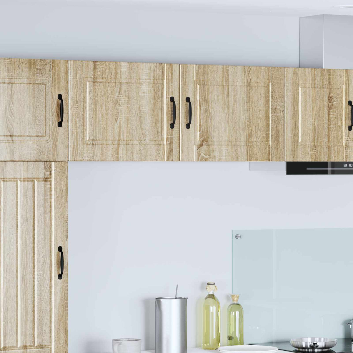 vidaXL Kitchen Wall Cabinet "Porto" Engineered Wood Sonoma Oak