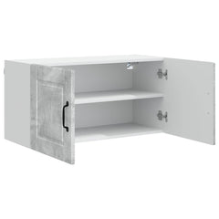 vidaXL Wall Cabinet PORTO Concrete Grey 80 x 31 x 40 cm 5