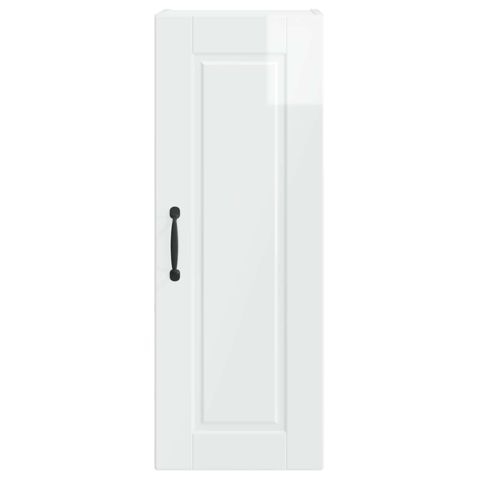 vidaXL Wall Cabinet PORTO High Gloss White 30 x 31 x 80 cm 6