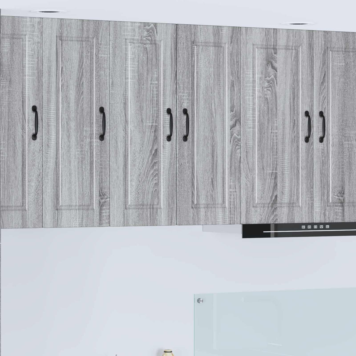 vidaXL Kitchen Base Cabinet "Porto" Engineered Wood Grey Sonoma