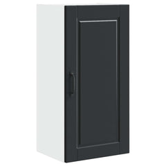 vidaXL Wall Cabinet PORTO Black 40 x 31 x 80 cm Engineered Wood 2
