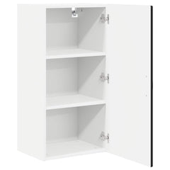 vidaXL Wall Cabinet PORTO Black 40 x 31 x 80 cm Engineered Wood 5