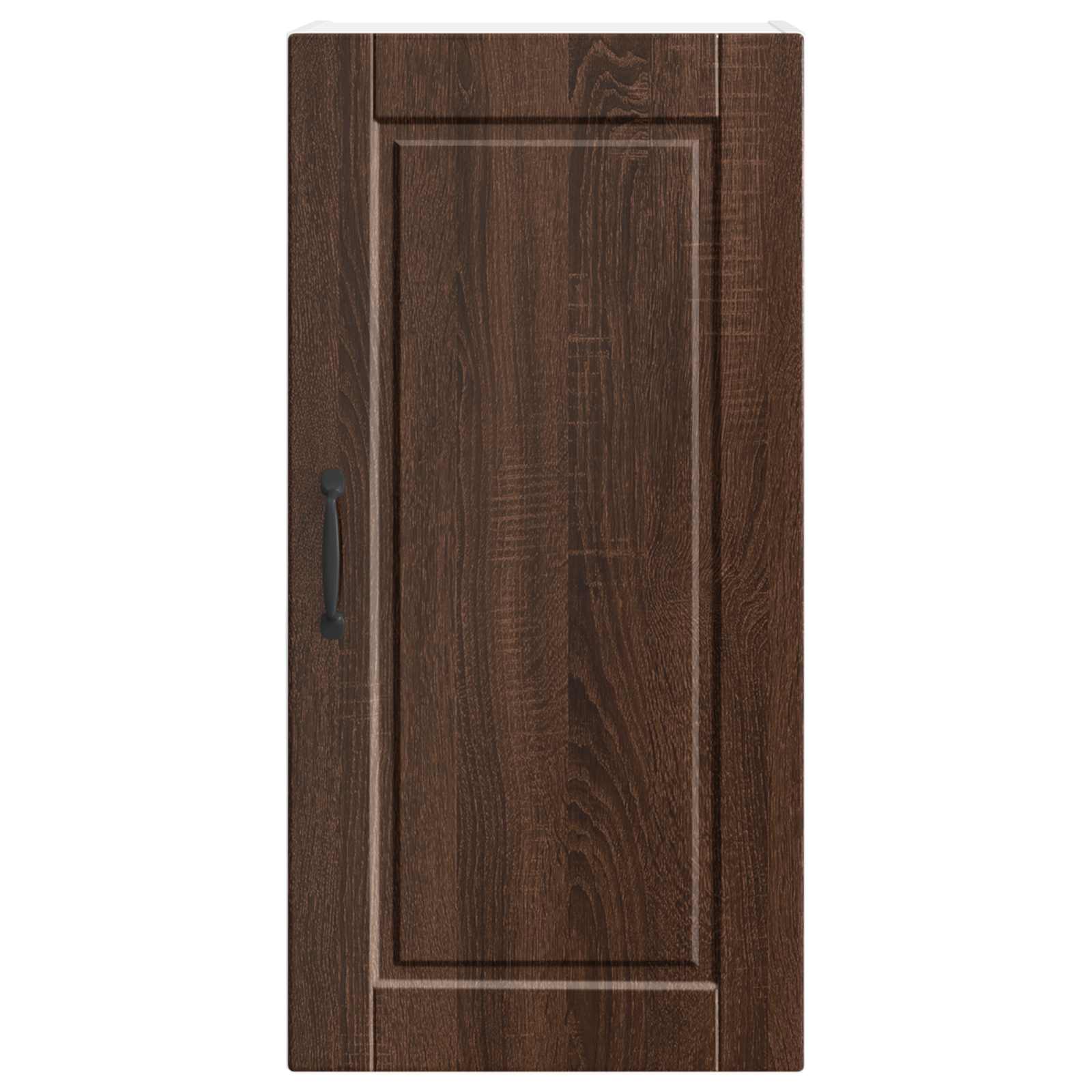 vidaXL Wall Cabinet PORTO Brown Oak 40 x 31 x 80 cm Engineered Wood 6