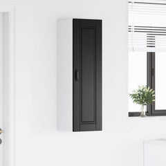 vidaXL Wall Cabinet PORTO Black 30 x 31 x 100 cm Engineered Wood 4