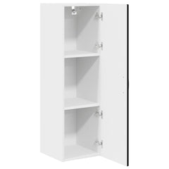 vidaXL Wall Cabinet PORTO Black 30 x 31 x 100 cm Engineered Wood 5