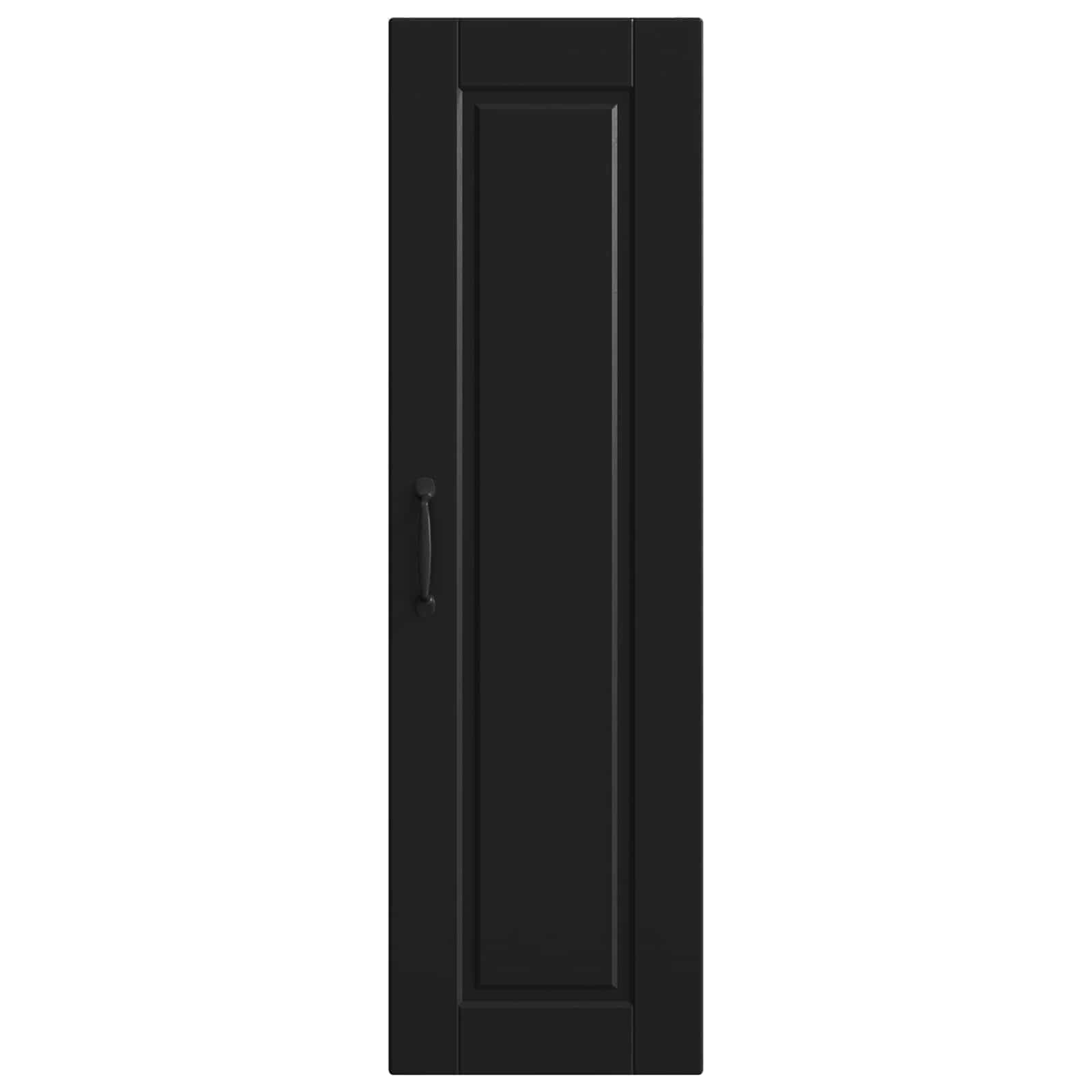 vidaXL Wall Cabinet PORTO Black 30 x 31 x 100 cm Engineered Wood 6