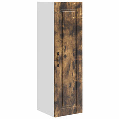 vidaXL Wall Cabinet PORTO Smoked Oak 30 x 31 x 100 cm Engineered Wood 2