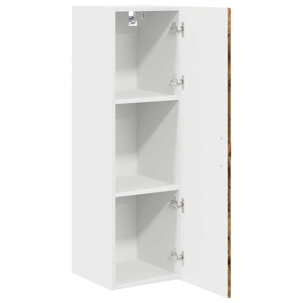 vidaXL Wall Cabinet PORTO Smoked Oak 30 x 31 x 100 cm Engineered Wood 5
