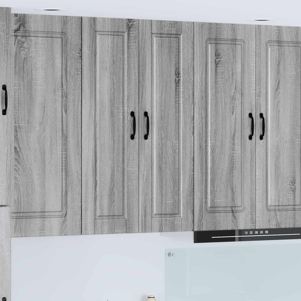 vidaXL Kitchen Base Cabinet "Porto" Engineered Wood Grey Sonoma