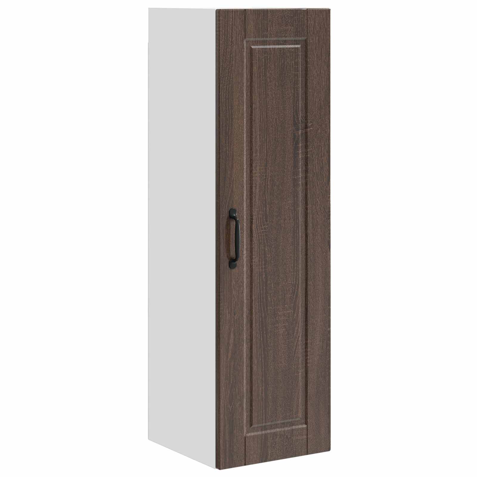 vidaXL Wall Cabinet PORTO Brown Oak 30 x 31 x 100 cm Engineered Wood 2