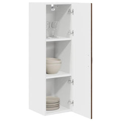 vidaXL Wall Cabinet PORTO Brown Oak 30 x 31 x 100 cm Engineered Wood 3