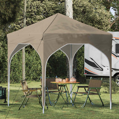 Pop-up Party Tent 194 x 194 x 245 cm without Sidewall Cream