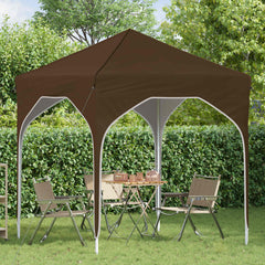 Pop-up Party Tent 194 x 194 x 245 cm without Sidewall Taupe