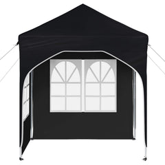 Pop-up Party Tent 192 x 192 x 245 cm with 2 Sidewalls Anthracite