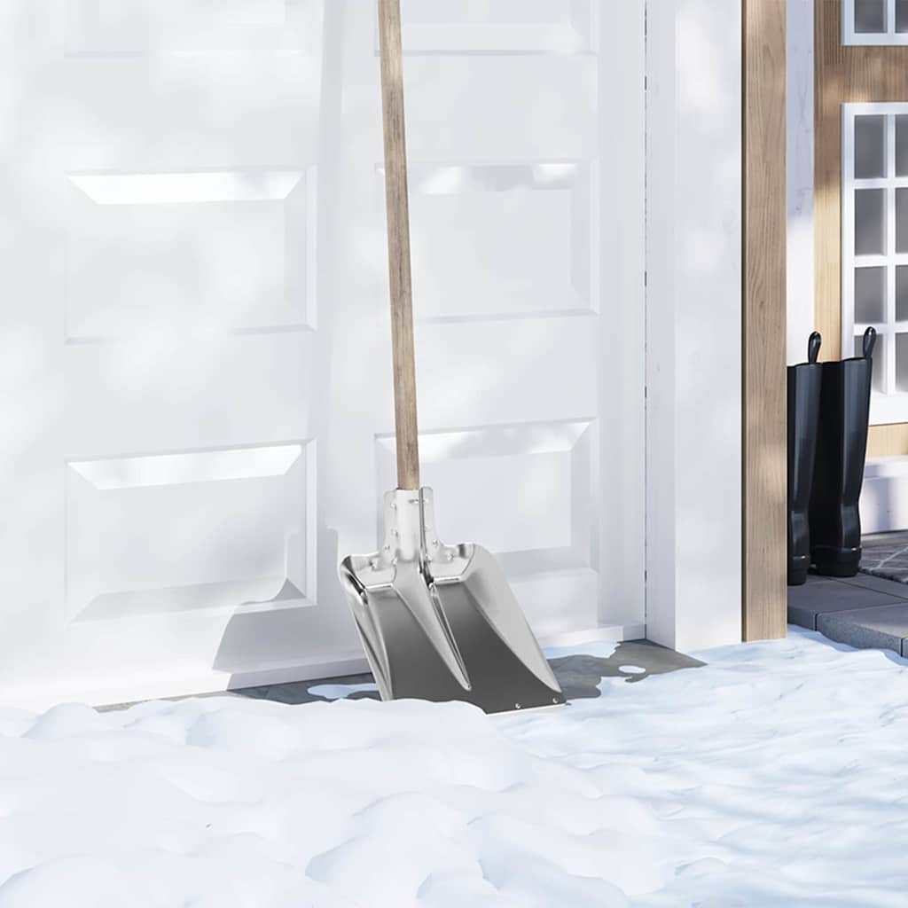 vidaXL Shovel Head 4 pcs Silver 43 x 32.5 cm Aluminum 1