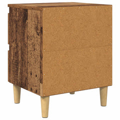 vidaXL Bed Cabinet Old Wood 40 x 35 x 50 cm Engineered Wood 5
