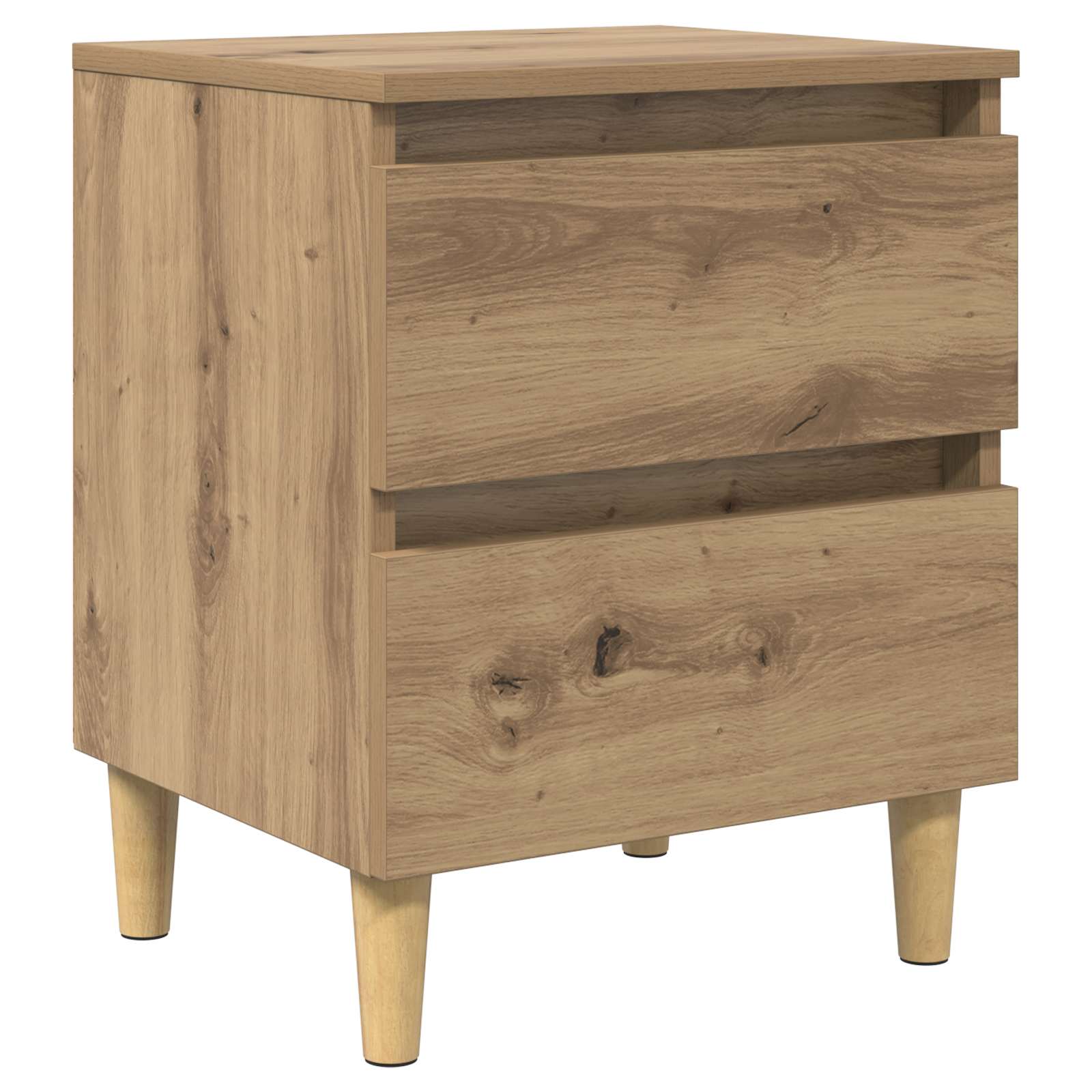 vidaXL Bed Cabinet Artisan Oak 40 x 35 x 50 cm Engineered Wood 1