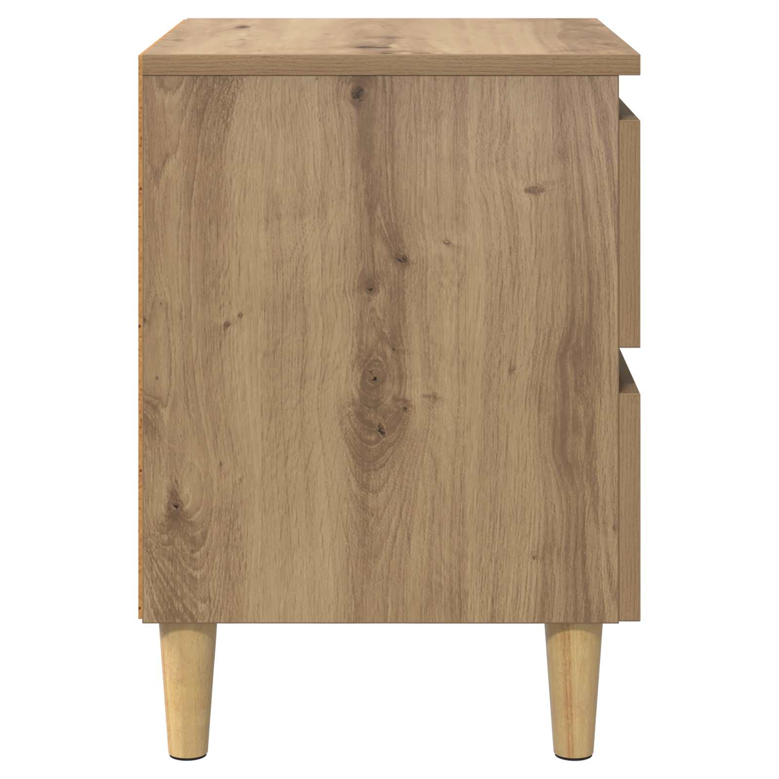 vidaXL Bed Cabinet Artisan Oak 40 x 35 x 50 cm Engineered Wood 5