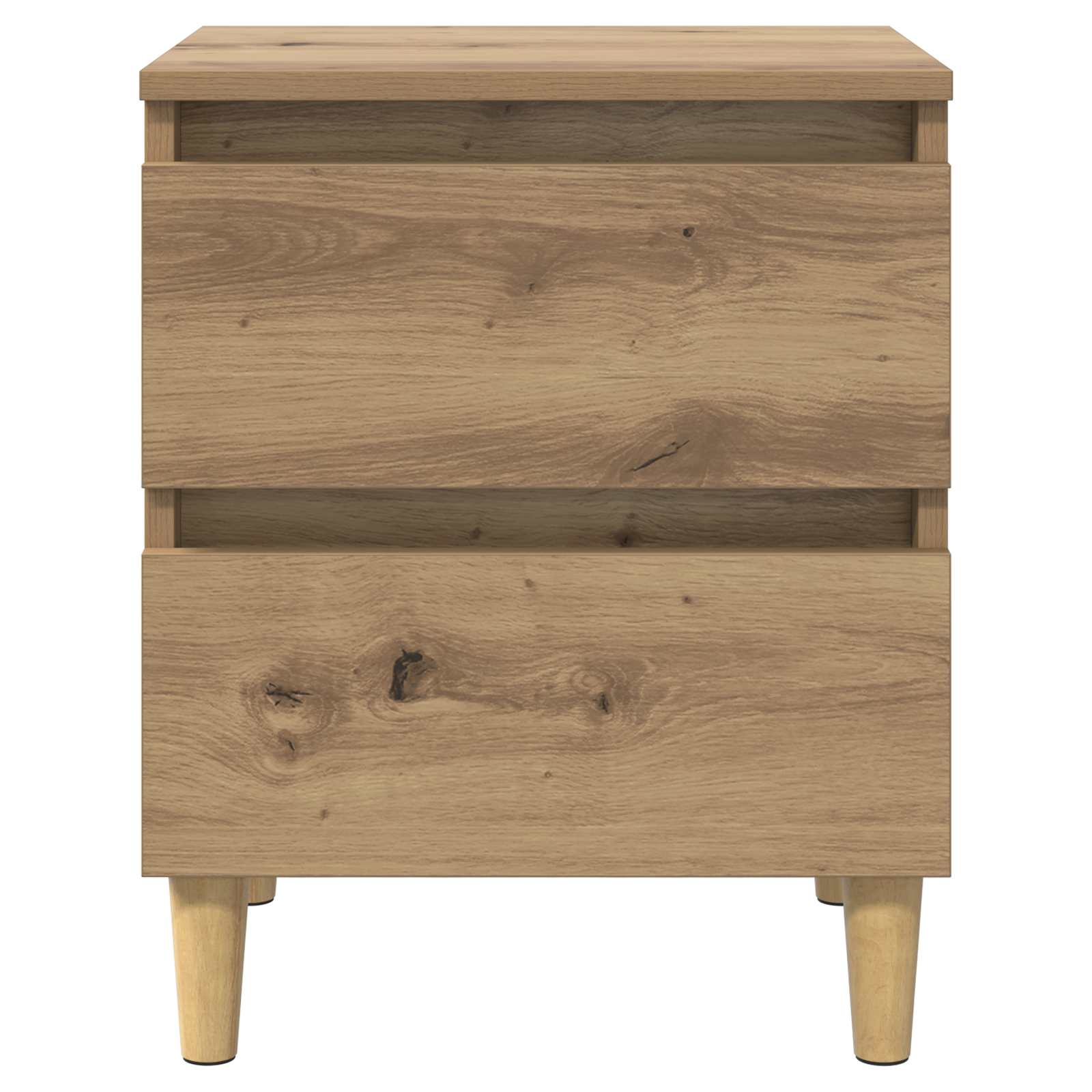 vidaXL Bed Cabinets 2 pcs Artisan Oak 40 x 35 x 50 cm Engineered Wood 3