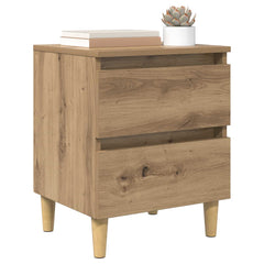 vidaXL Bed Cabinets 2 pcs Artisan Oak 40 x 35 x 50 cm Engineered Wood 2