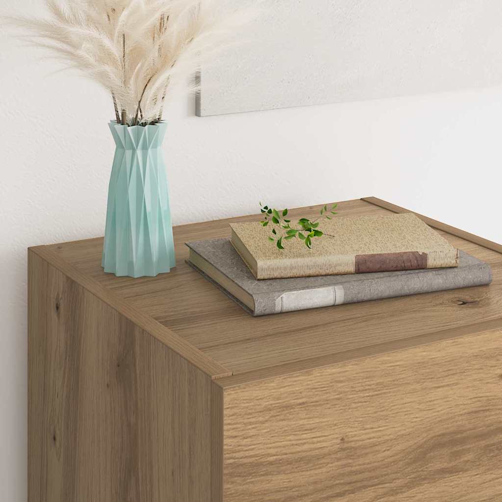 vidaXL Sideboard Artisan Oak 34.5 x 34 x 90 cm Engineered Wood 4
